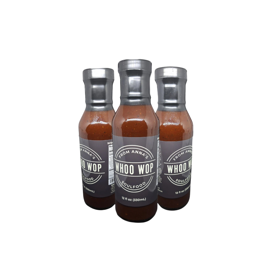 Whoo Wop Sauce 3-Pack – Detroit BBQ Sauce Bundle (free shipping)
