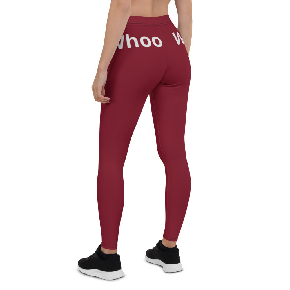 Whoo Wop Leggings burgundy