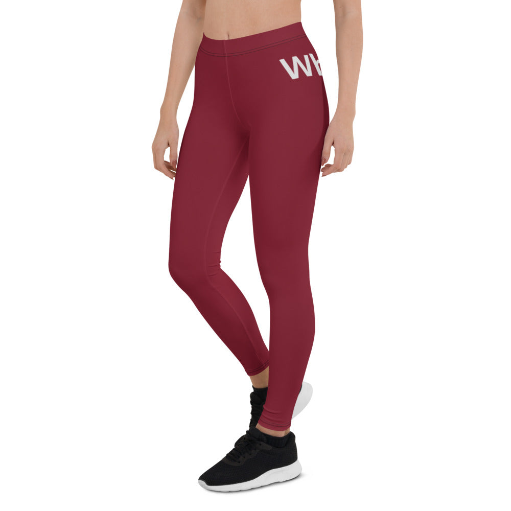 Whoo Wop Leggings burgundy