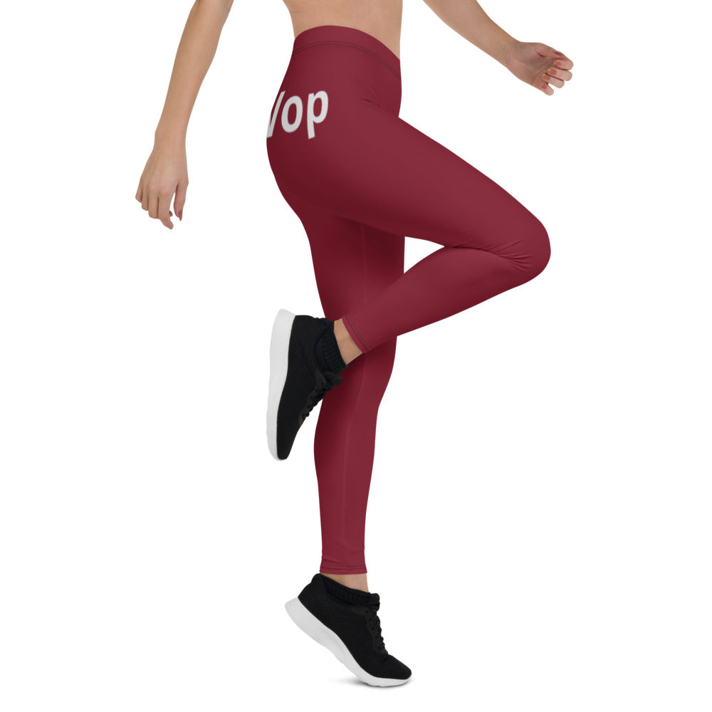 Whoo Wop Leggings burgundy