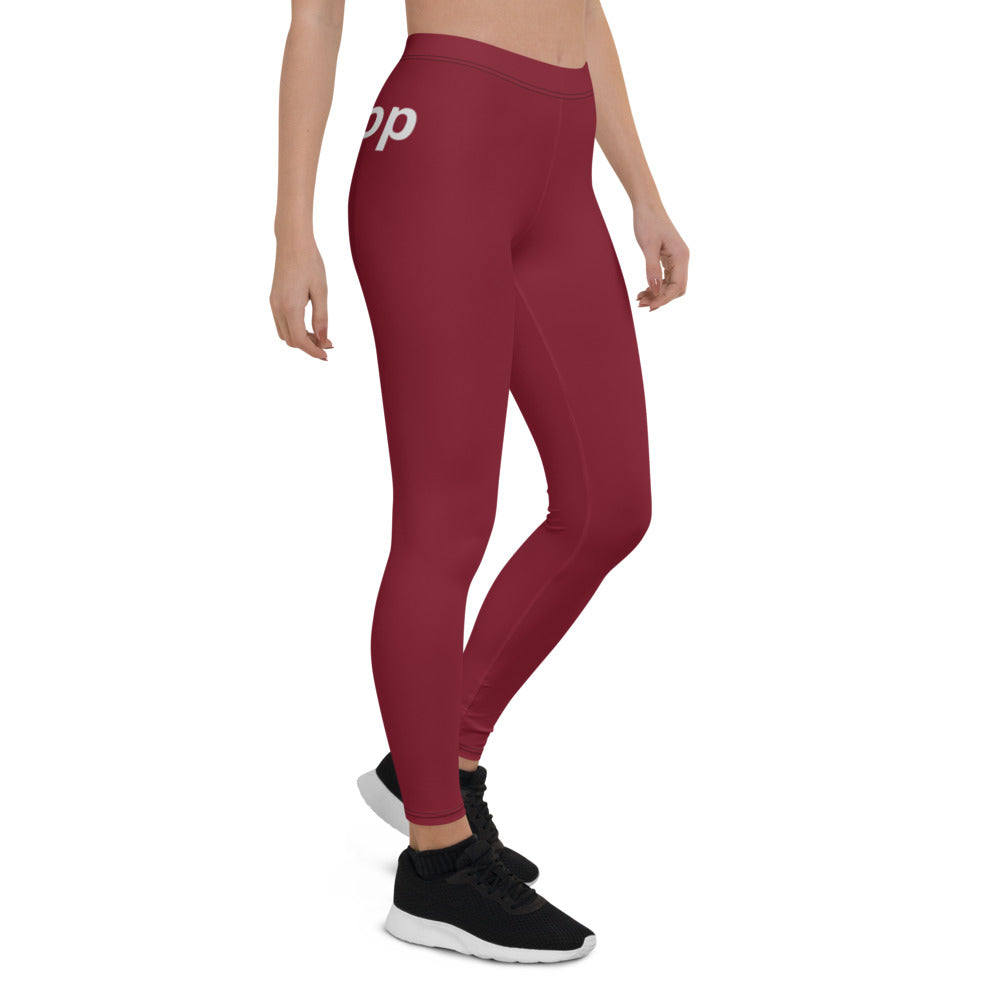 Whoo Wop Leggings burgundy