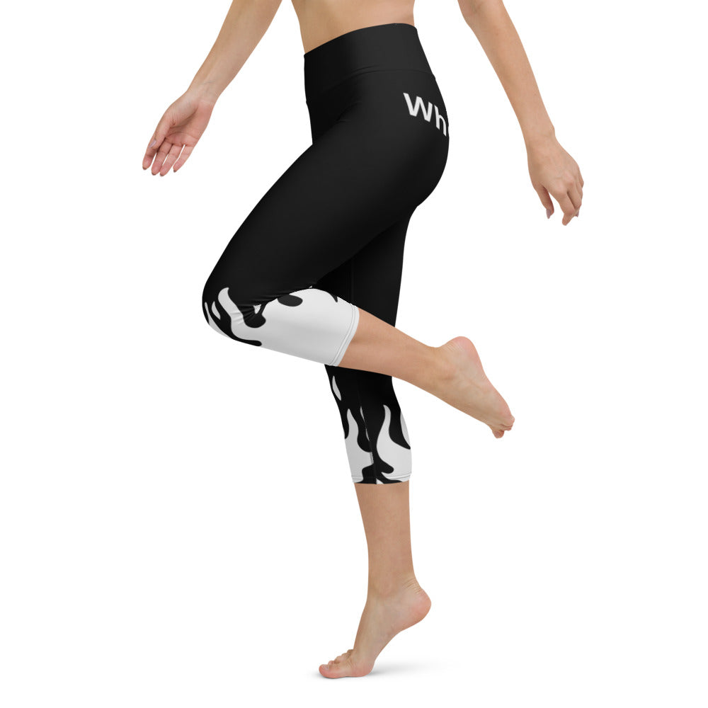 Whoo Wop Yoga Capri Leggings